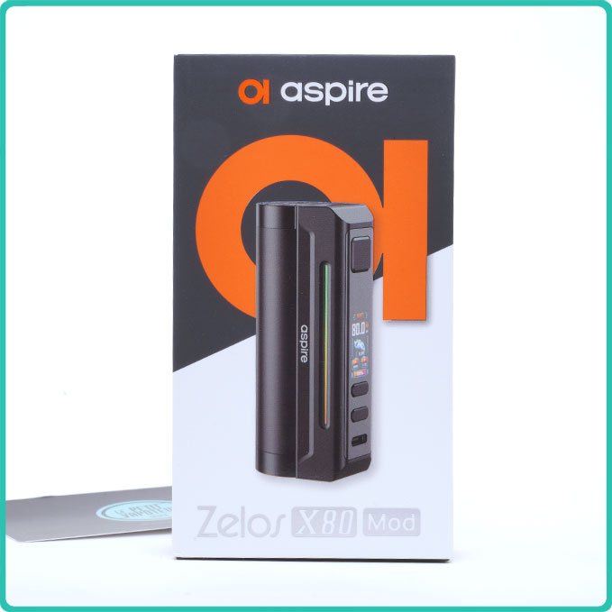 Packaging de la Box Zelos X80 Aspire